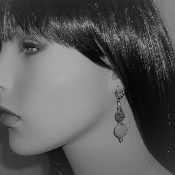 Turquoise Blue Statement Earrings Set Jewelry Fashion Accessory Dangle Gift 6489 - Picture 8 of 10